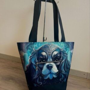 Torba z psem shopperka z Cavalier King Charles Spaniel