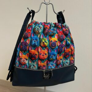 Torba z psem Buldog Francuski workoplecak