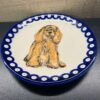 Talerz deserowy z psem Cavalier King Charles Spaniel ceramika Bolesławiec - obrazek 3
