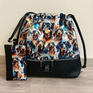 Torba z psem Jamnik workoplecak