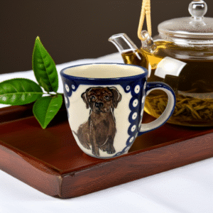 Kubek z Labradorem Retriever ceramika Bolesławiec 320 ml
