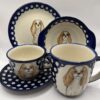 Miska z Cavalier King Charles Spaniel ceramika Bolesławiec 400 ml - obrazek 3