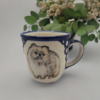 Kubek ceramiczny Bolesławiec ze szpicem 320 ml