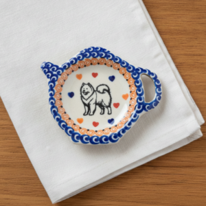Podstawka na torebkę herbaty z Samoyedem – Joy Line