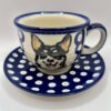 Welsh Corgi na ceramice Bolesławiec