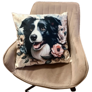 Poduszka z Border Collie (poszewka) 45 x 45 cm