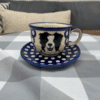 Filiżanka bolesławiecka z Border Collie