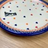 Talerz deserowy Bolesławiec z Owczarkiem Australijskim 18,5 cm - wersja outletowa - obrazek 2
