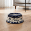Personalizowana miska ceramiczna Bolesławiec dla psa z imieniem lub nazwą hodowli - obrazek 2