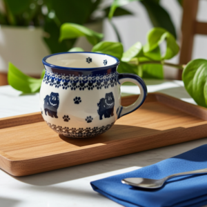 Kubek Chow Chow – Bolesławiec 350 ml | Premium Line