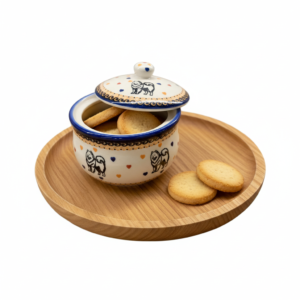 Pojemnik ceramiczny Bolesławiec 1 L z Samoyedem – Joy Line