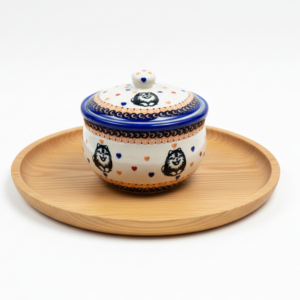 Pojemnik ceramiczny Bolesławiec z Pomeranianem 1L – Joy Line