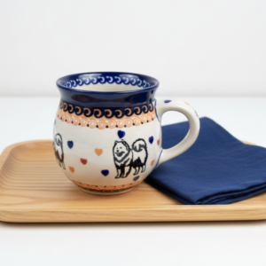 Kubek Bolesławiec z Samoyedem 350 ml – Joy Line