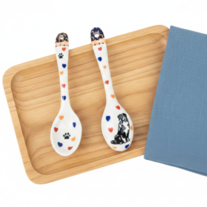 Owczarek Australijski – łyżeczka ceramiczna Bolesławiec 15 cm – Joy Line