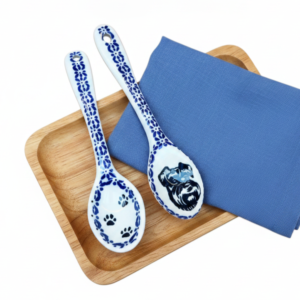 Sznaucer – łyżeczka ceramiczna Bolesławiec 15 cm – Premium Line