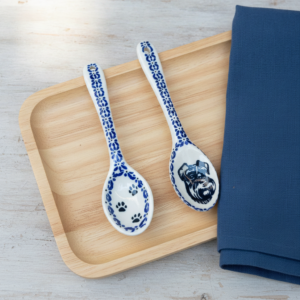 Sznaucer – łyżeczka ceramiczna Bolesławiec 15 cm – Premium Line