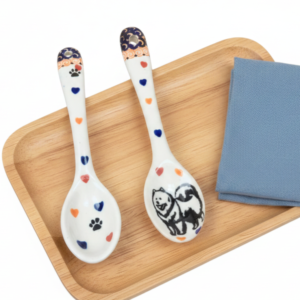 Samoyed – łyżeczka ceramiczna Bolesławiec 15 cm – Joy Line