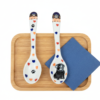 Mops - łyżeczka ceramiczna Bolesławiec 15 cm