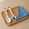 Mops - łyżeczka ceramiczna Bolesławiec