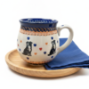 Kubek Bolesławiec z Border Collie 450 ml