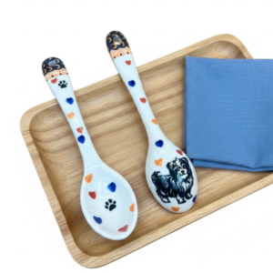 Maltańczyk – łyżeczka ceramiczna Bolesławiec 15 cm – Joy Line