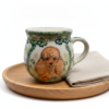 Kubek Bolesławiec 350 ml Pudel – ręcznie malowany - Art Line