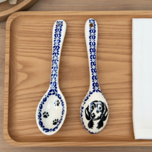 Jamnik – łyżeczka ceramiczna Bolesławiec 15 cm – Premium Line