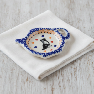 Podstawka na torebkę herbaty z Border Collie – Joy Line